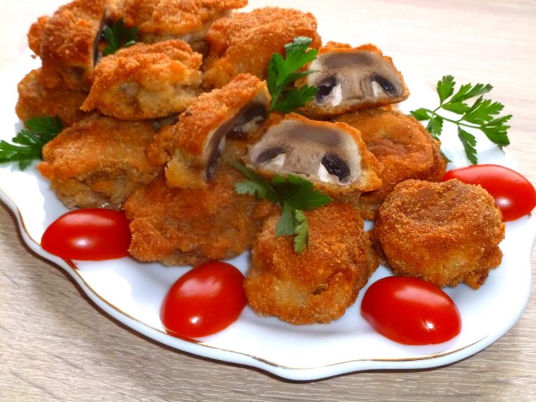 Pieczarki w serowym cieście – pychota – super propozycja przystawki imprezowej