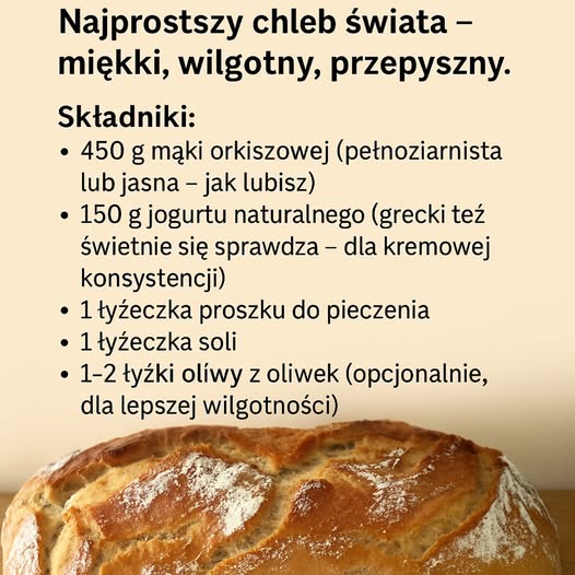 Najprostszy chleb świata