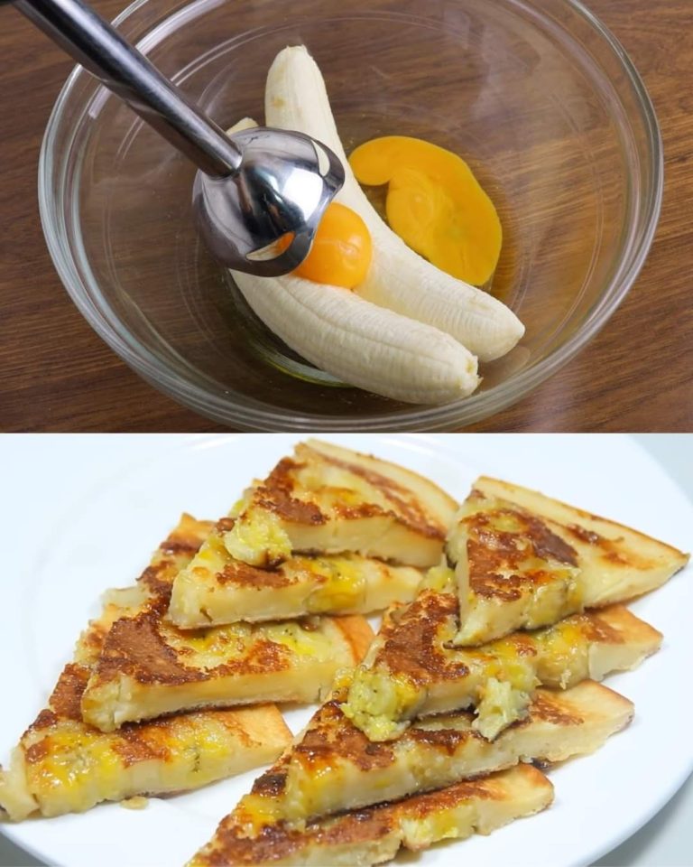 Naleśniki z jajkiem i bananem