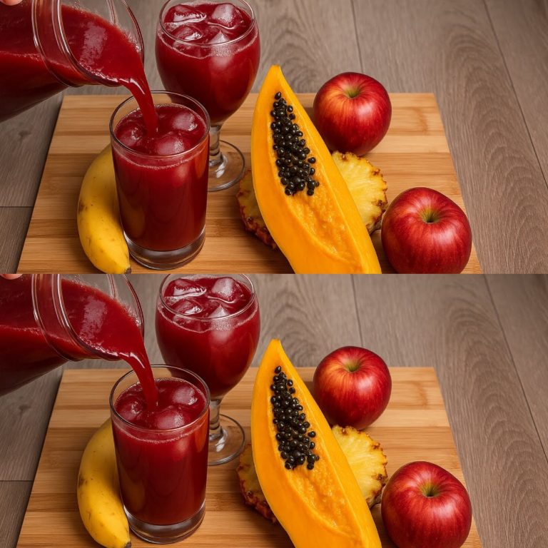 Sok z papai, jabłka i banana: popraw krążenie i ożyw swoją wewnętrzną iskrę