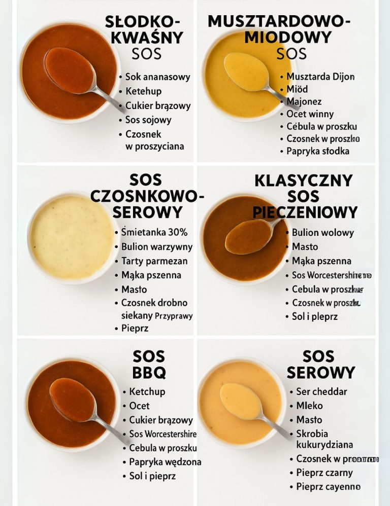 6 Sosów, które odmienią Twoje dania!