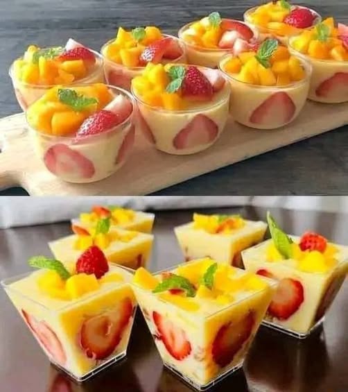 Tropikalna słodycz ekspresowo: Mus z mango i truskawek w 5 minut