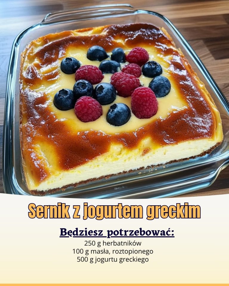 Sernik z jogurtem greckim
