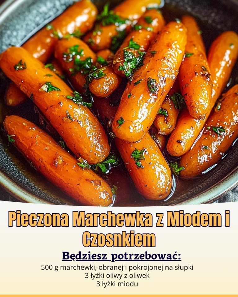 Pieczona Marchewka z Miodem i Czosnkiem