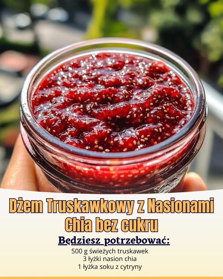 Dżem Truskawkowy z Nasionami Chia bez cukru