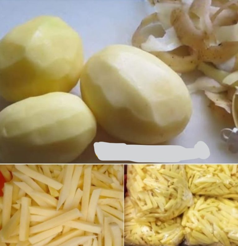 ZIEMNIAKI DO ZAMRAŻENIA, A NASTĘPNIE USZKODZENIA W KILKU KROKACH