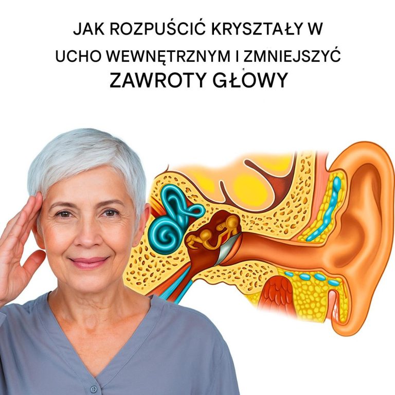 Jak pozbyć się kryształków w uchu wewnętrznym i zmniejszyć zawroty głowy