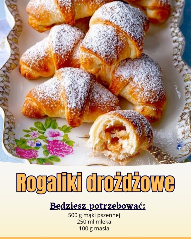 Rogaliki drożdżowe