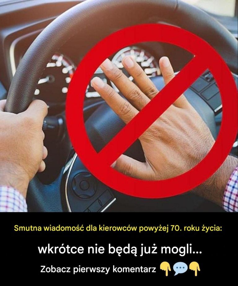 Smutna wiadomość dla kierowców po 70. roku życia: wkrótce nie będą mogli...