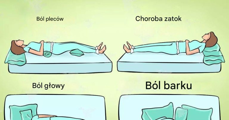 Oto prawidłowa pozycja do spania w leczeniu 9 problemów zdrowotnych